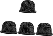 Alasum 4pcs Mic Accessory Metal Mesh Head for Microphone Replacement Grille Ball Ktv Supplies