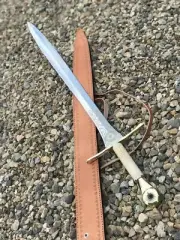 Excalibur Elendil Sword Handmade with Leather Sheath replica sword of KingArthur