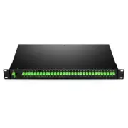 1x32 PLC Fiber Splitter, 1U 19" Rack Mount, SC/APC, Singlemode-9876