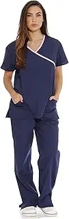 Just Love Women's Scrub Sets Medical Scrubs (Mock Wrap)