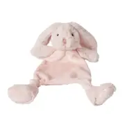 Jiggle & Giggle 33cm Bunny Comforter Teething Blanket Plush Toy Baby 0m+ Pink