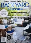 BACKYARD RETREATS ☆ Create Your Own Escape ☆ BHG Magazine ☆ Firepit ▪︎ Makeovers