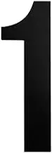 7cm House Numbers Mail box, Matte Black Acrylic Address Sign Numbers for House, House Numbers for Outside, for Mailbox, Yard, Home Wall Door, Garage Gate (Matt Black-1)