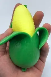 Vegetable Toy Squishy Korn Yellow Squeeze Squish Stress Relief All Ages Funny