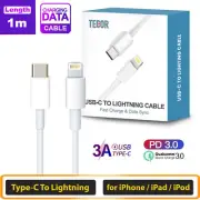 USB Type-C To Apple iPhone 12 13 14 iPad PD Fast Charging Cable Data Sync