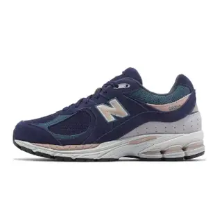 【NEW BALANCE】休閒鞋 2002R 男鞋 藍 灰 復古 麂皮 拼接 運動鞋 NB 紐巴倫(M2002RWC-D)