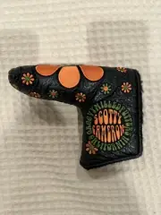 New SCOTTY CAMERON GALLERY Peace And Pars Putter Black Headcover VINTAGE Golf