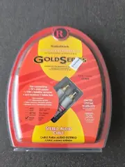 Radio Shack Gold Series Stereo Audio Cable Interconnects 12 Feet Gold Plated New