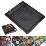 GRIDDLE GRILL FRYING PAN KITCHEN OUTDOOR BARBECUE CAMPING GR