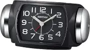 RHYTHM 8RA647SR02 Alarm Clock, Loud Bell Sound, Alarm, Backlight, Continuous Second Hand