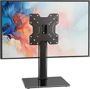 BFTOU Universal TV Stand for 13″–43″ TVs Swivel 4 Level Height Adjustable Table Top TV Mount Stand Holds up to 80lbs