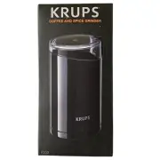 Krups (F203) Electric Spice and Coffee Grinder Stainless Steel - Black NIB