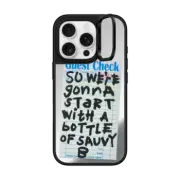 iPhone 16 Pro Mirror Ring Stand Case MagSafe Compatible So we're gonna start with a bottle of Sauvy B