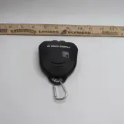 Delta D Orthodontic Retainer Case Solid Black With Carabiber 3" X 3-1/2"