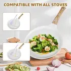 Crepe Pan with Wood Handle Nonstick Tortilla Pan Pancake Griddle Pan Shaib