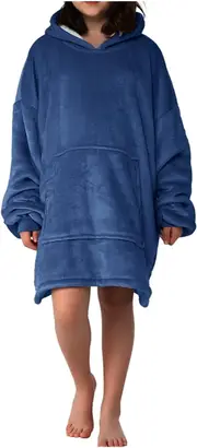 Oversized Plush Blanket Hoodie Comfy Giant Sweatshirt Huggle Fleece