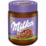 Milka HAZELNUT Chocolate Bread Spread Glass Jar 350g / 12.4oz