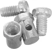 Mikinona Crimp Cable Ends for Go Kart Throttle Cable Stops Replacement Kit for Motorcycles Bicycles Metal Construction