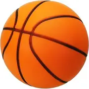 uxcell Silent Basketball, Size 7 No Noise High-Density Foam Dribbling Indoor Basketball for Quiet Dribbling and Indoor, Orange