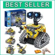 488-Piece Robot Building Set - Fun STEM Learning for Ages 8-13 with Remote