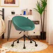 CostwayArmless Desk Chairs with Curved Backrest for Office & Bedroom