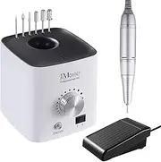JCMASTER® Professional Nail Cutter Set – German Brand – Gel Nails & Acrylic Nails 30,000 rpm, Includes 6 Attachments, Continuous Adjustment, Electric Nail File, Manicure Pedicure Cutter, Includes Ebook (English language not guaranteed)