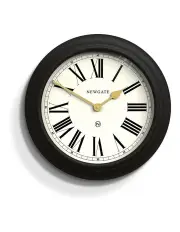 [Newgate] Chocolate Shop Wall Clock in Black and Cream
