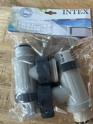 Intex Above Ground Plunger Valves with Gaskets & Nuts Replacement Part 25010 Vc5
