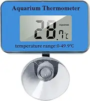 Fish Tank Thermograph - Wireless Fish Tank Temperature Measurement - Aquarium Fish Tank Accessories, LCD Display Terrarium Water Temperature Test for Fish Tank and Aquarium