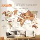 GoWood WM-S 立體木紋世界地圖壁貼(150x90cm)