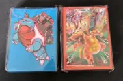 Pokemon Blastoise And Charizard Sealed Sleeves Pack. 130 Sleeves Total