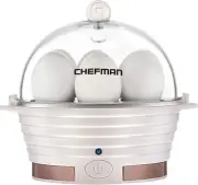 Electric Egg Cooker Boiler Rapid Poacher, Food & Vegetable Steamer, Quickly Make