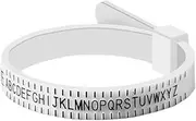 [Generic] Ring Measuring Sizer, Ring Measuring Finger, Ring Measuring Tool, Reusable Finger Size Gauge Measure Tool Jewelry Sizing Tools Rings Size, Finger Sizing Sizer Clear and Intuitive Reading