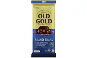 Cadbury Old Gold Brandy Snaps Dark Chocolate Block 175g