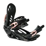 Roxy Lola Women's Snowboard Bindings, Black, Medium/Large MY25