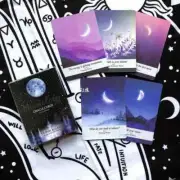 Moonology Oracle Tarot Cards for Beginners – 44-Card Deck with Celestial
