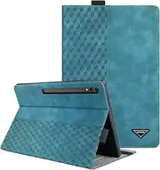 [CXTcase] Case for Samsung Galaxy Tab S8 Ultra 2022 / S9 Ultra 2023 14.6 inch, Multi-Angle Folio Flip PU Leather Case Smart Cover Case Protective Case for Samsung Galaxy Tab S8 Ultra / S9 Ultra, Green