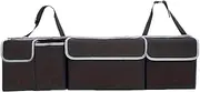 Car Backseat Trunk Organizer Car Trunk Organizer and Storage Backseat Hanging Organizer for S, Truck Black One Size