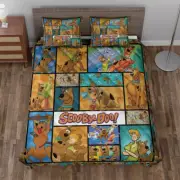 Scooby Doo And Shaggy Best Friends Gift For Scooby Doo Fans 3D Quilt Bedding Set