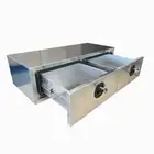 1400 x 600 x 380mm Alloy 2 Drawer Unit for Ute Truck Tool box Canopy Carav
