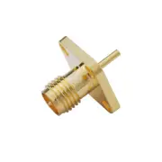 5pcs RP SMA female 4 hole panel mount Jack solder Cup Contact connector adapter
