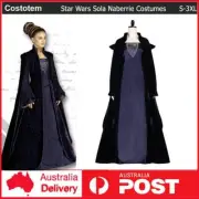 Star Wars Padme Amidala Naberrie Cosplay Costume Halloween Outfit Women Dress