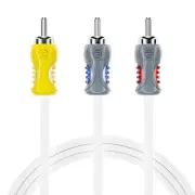 Recoil RAV6 6ft Audio&Video Interconnects Cable 99.99% Tinned Oxygen Free Copper