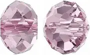 50pcs 6mm Adabele Austrian Rondelle Crystal Beads Rosaline Rondelle Spacer Compatible with 5040 Swarovski Crystals Preciosa SS1R-603