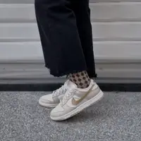 在飛比找蝦皮購物優惠-Nike Dunk Low Gold Swoosh 金箔 奶