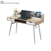 在飛比找momo購物網優惠-【柏蒂家居】邦尼4尺簡約書架型書桌/工作桌