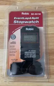 Robic Event Lap & Split Stopwatch 30M Multi-Event SC-501W (New)