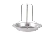 PureQ "Clucker Throne" Beer Can Chicken Vertical Cooking Rack & Dish
