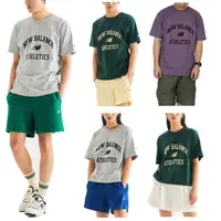 在飛比找momo購物網優惠-【NEW BALANCE】短T Athletics Tee 