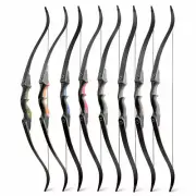 JX Black Hunter 60" Takedown Recurve Bow Hunting Bow 8 Color Riser 25-60lb